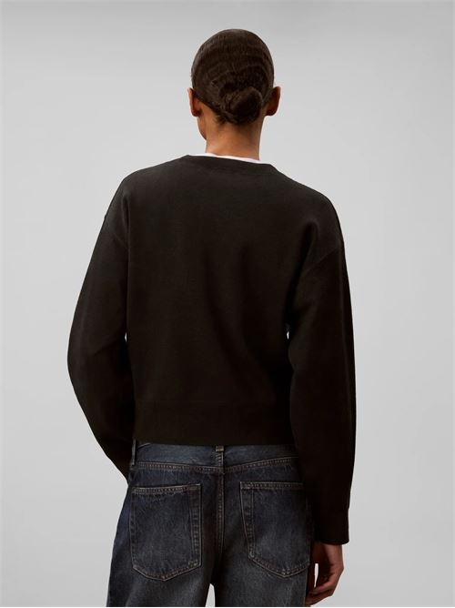 logo ottoman ls pullover CALVIN KLEIN JEANS | LV047H315GUB1